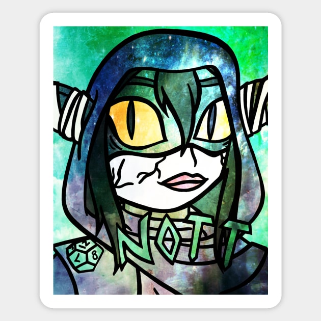 CR - Nott the Brave Sticker by ScribbleSketchScoo